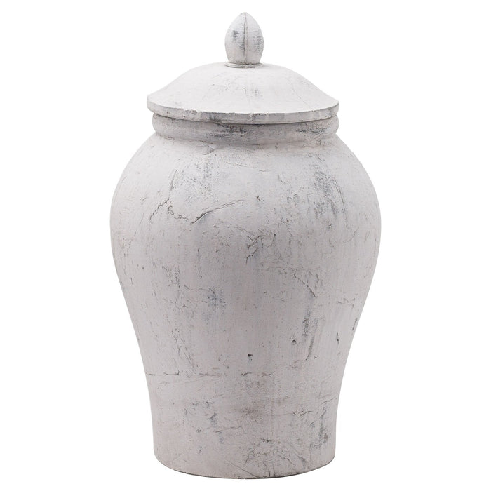 Bloomville Large Stone Ginger Jar - MILES AND BRIGGS