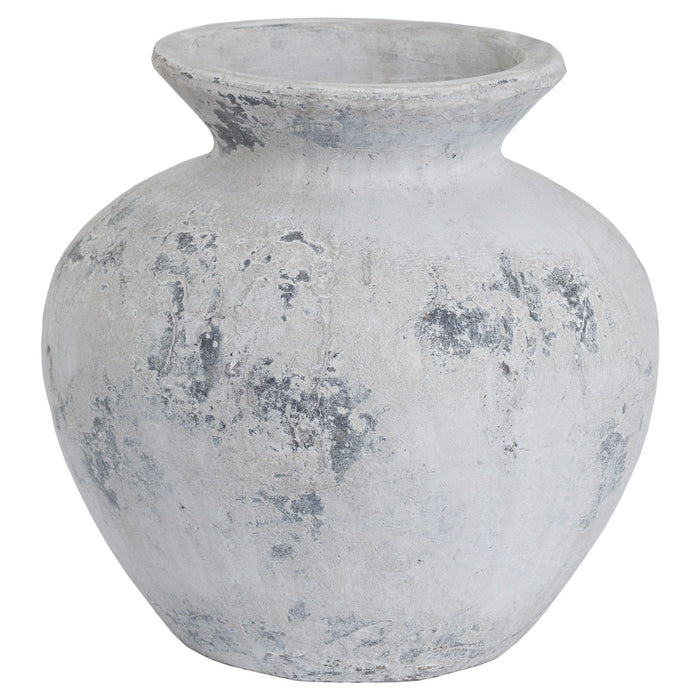Darcy Antique White Vase - MILES AND BRIGGS