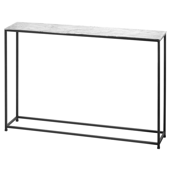 Farrah Collection Silver Console Table - MILES AND BRIGGS