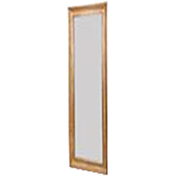 Hammered Large Rectangular Brass Wall Mirror