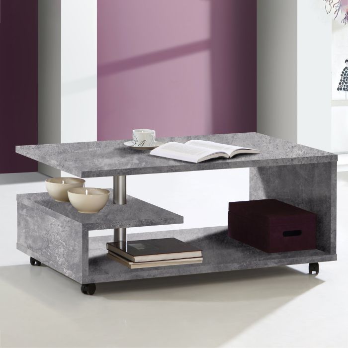 Bailey Coffee Table in Concrete Grey