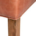 Tan Faux Leather Dining Chair - Vitaly Decor