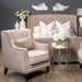 Set Of Two Lattice Detail Silver Side Table - Room Image 