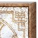Mirrored Square Framed Clock with Moving Mechanism - Vitaly Decor